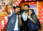 rajniesh duggall,karan vahi & swati sharrma to Comedy classes to promote their film Direct Ishq